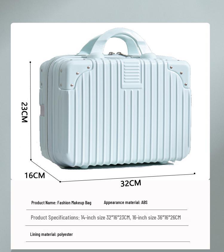 14-Inch Mini Handbag for Souvenir Storage, Attachable to Suitcase, Mother-Child Bag