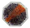 Amethyst Carnelian Orgone Octagon Vastu Plate Reiki Healing Crystal