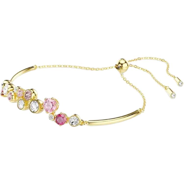 Swarovski Personalized Design Lucky Crystal Bracelet Unisex Bracelet Gold 5722476 Box (Random Color)