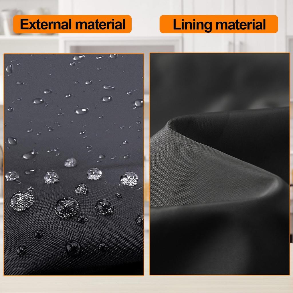 Toasterofen Abdeckung Schwerlast Hitzebeständig Staubdicht Wasserdicht Abdeckung Hülle Kompatibel mit BLACK+DECKER Black & Decker Crisp 'N Bake Heißluftfritteuse