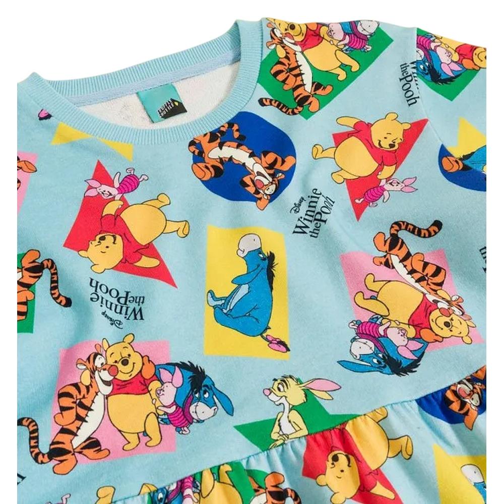 Winnie the Pooh Womens/Ladies Friends All-Over Print Sweater Dress