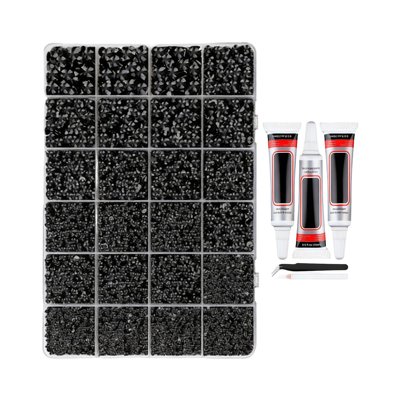 

24-mixed- Clothing And Mobile Phone Candy Rhinestone 30ml One Size