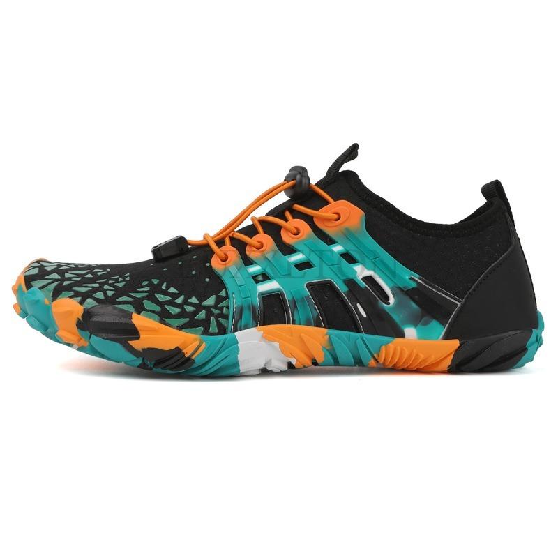 fashion Men Women Water shoes Upstream Wading Swimming Barefoot Five Fingers Aqua Shoes Colorful Beach Seaside Light Unisex Sneakers