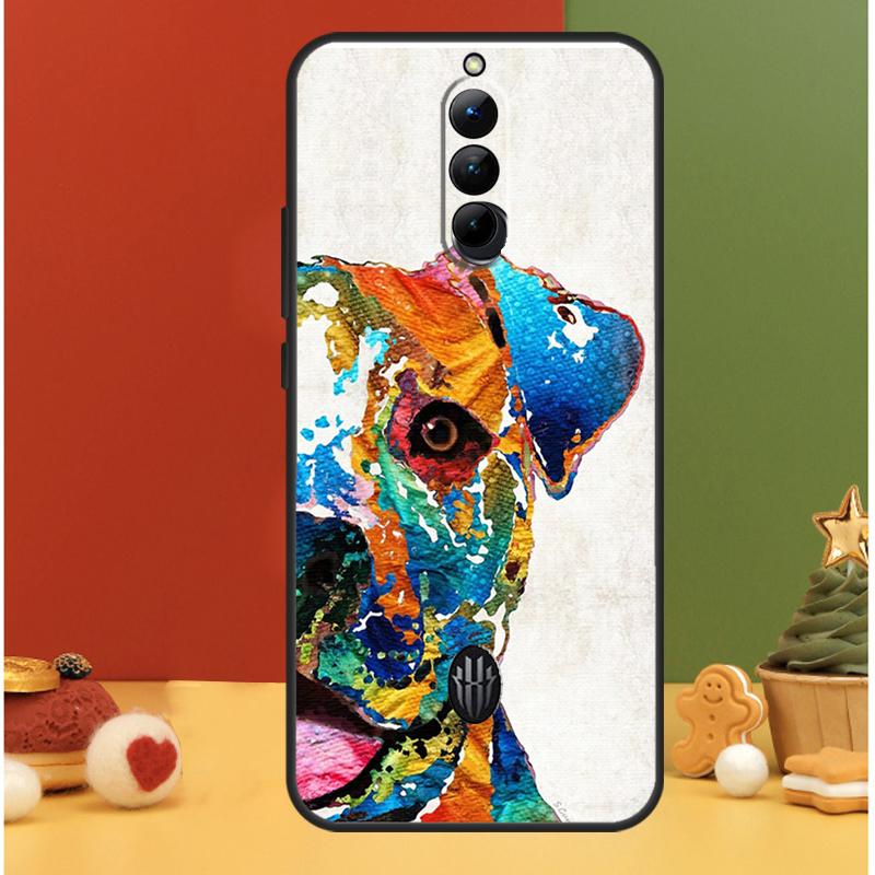 

Pit Bull Lovely Pet Dog Pitbull Case For ZTE Nubia Red Magic 10 Pro 9 8 8S 9S 10S 11 Pro Plus 6R 6 7 6S 7S Pro 10 Air Cover RedMagic10S Pro Plus