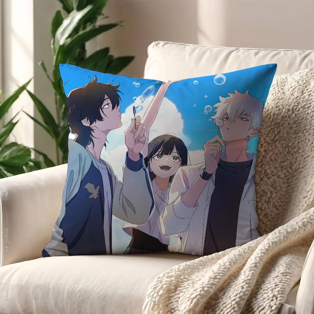 Anime L-Link C-Click B Pillow Case Home Sofa Living Room Office Shop Cover Printing Comfort Decoration Nordic Simplicity