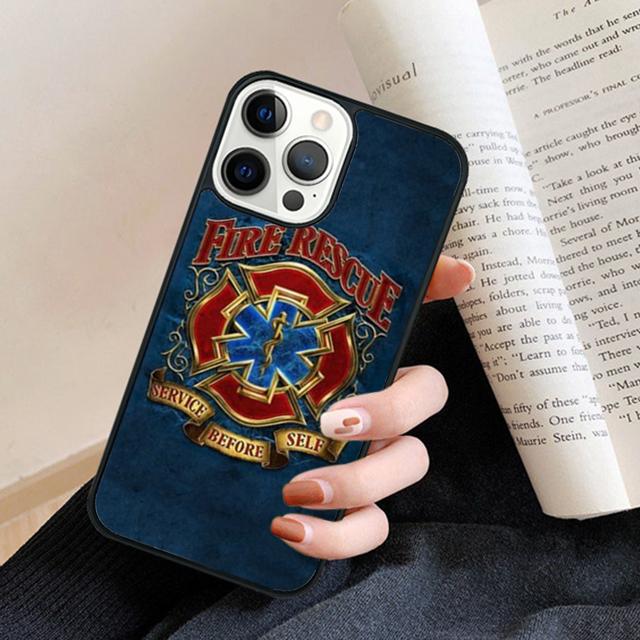 Feuerwehrmann Feuerwehrmann Logo Symbol Handyhülle Rückabdeckung für iPhone 17 Air 16 15 14 13 11 12 Pro Max Plus Fundas