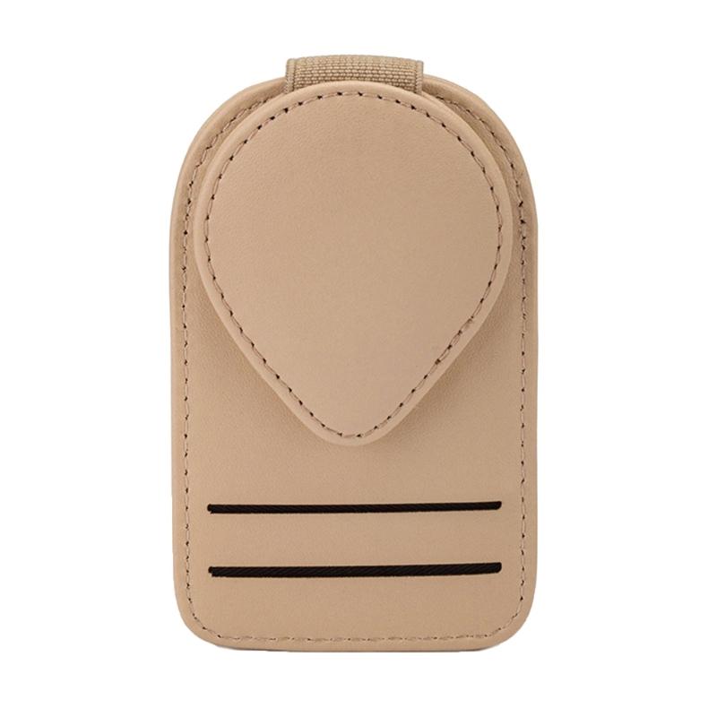 Universal Car Visors Clip Not Slip PU Leather Design Soft Padding Secure Storage Driver Accessory Upgrades For Eyewear