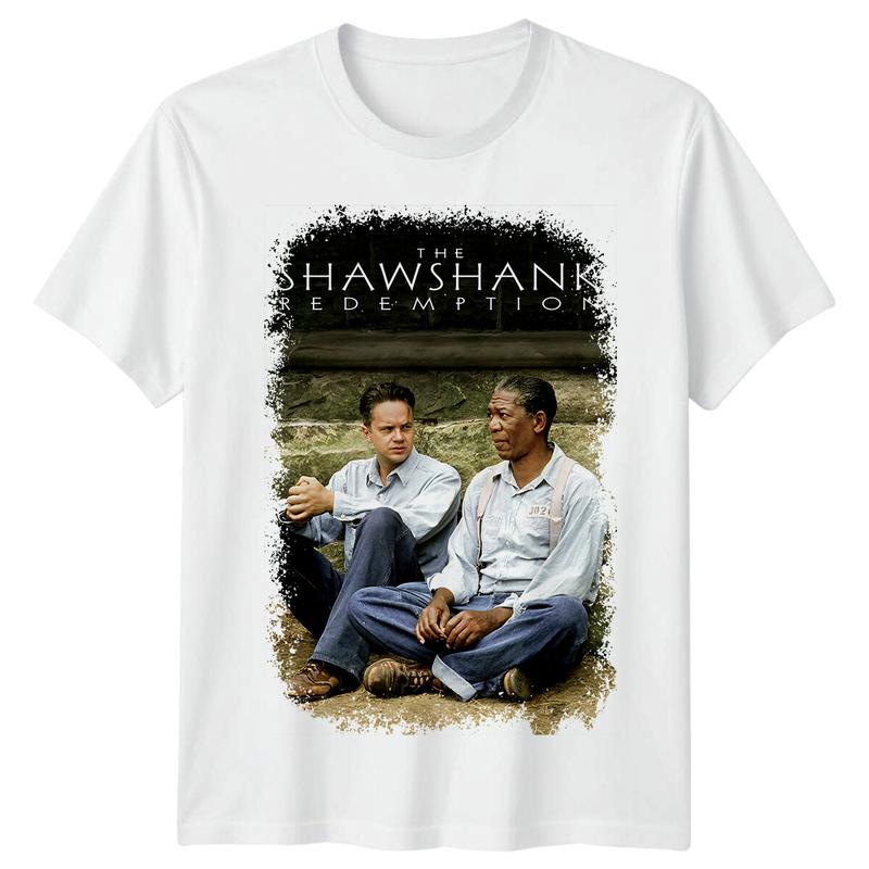 The Shawshank Redemption (1994) Movie Poster Inspired Unisex T-Shirt Retro 90s Tee XL