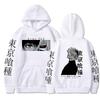 2026 Anime Tokyo Ghoul Ken Kaneki Manga Hoodie Pullovers Tops Long Sleeve Ken Kaneki Cartoon Casual Fashion Cloth Pullover Sweatshirt