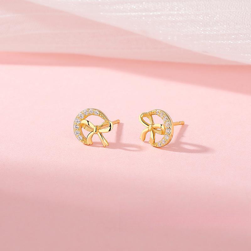 

Роскошные серьги-бантики с луной для женщин, серьги в милом стиле леди, серьги с милым слоником