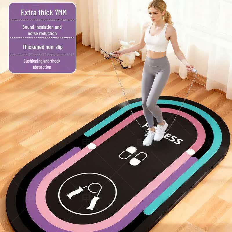 

Jump Rope Shock Absorption & Soundproof Exercise Mat