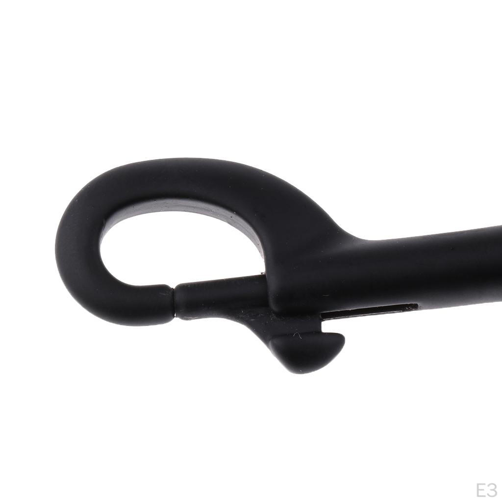 Deluxe 316 Stainless Steel Single Ended Snap Bolt Flagpole & Durable - Black