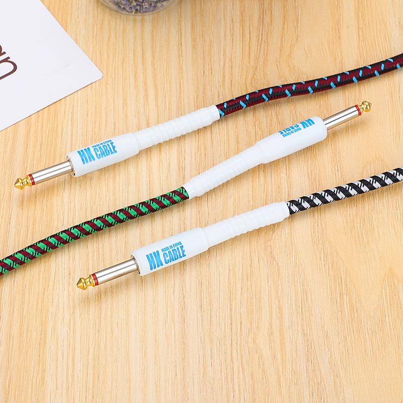 HK Brand 3m High-Fidelity Braided Guitar Soundhole Pickup Cable
