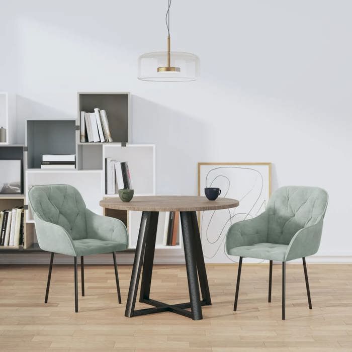 VidaXL 2x Chaises de Salle à Manger Sièges de Cuisine Fauteuils de Salle à Manger Chaises à Dîner Meubles de Cuisine 344845