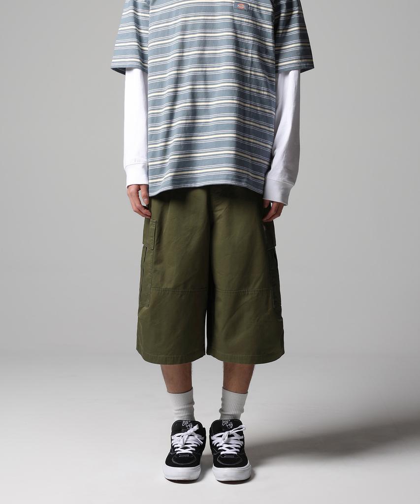 Dickies Washed Twill Cargo Shorts Olive
