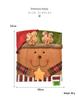 Christmas Doll Chair and Stool Cover - European and American Home Decorations