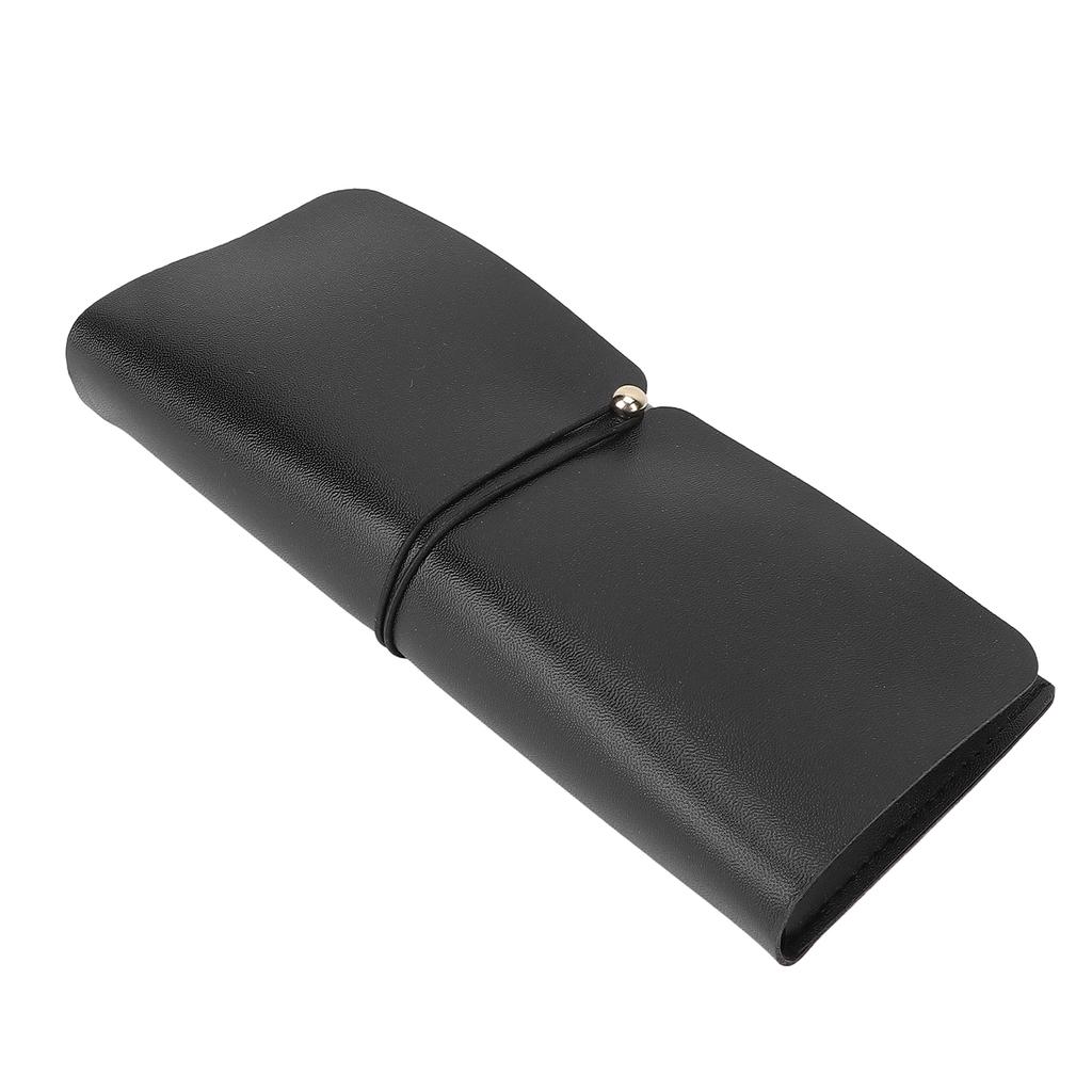Eyeglasses Case PU Leather Simple Fashionable Portable Goggles Glasses Case for Office Worker Student