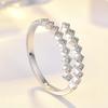 New 925 Silver Ring 5A Zircon for Women Wedding Jewelry Engagement Charm Party Fashion Gift Top Quality Ring