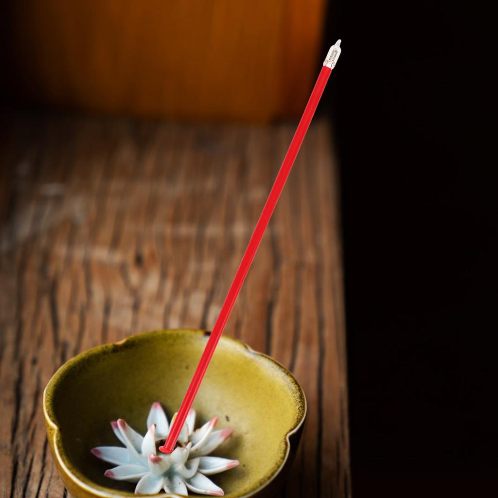 15Pcs Electronic Incense Stick for Plug-in Electric Incense Burner Long-Lasting Blessings LED Censer Supplies