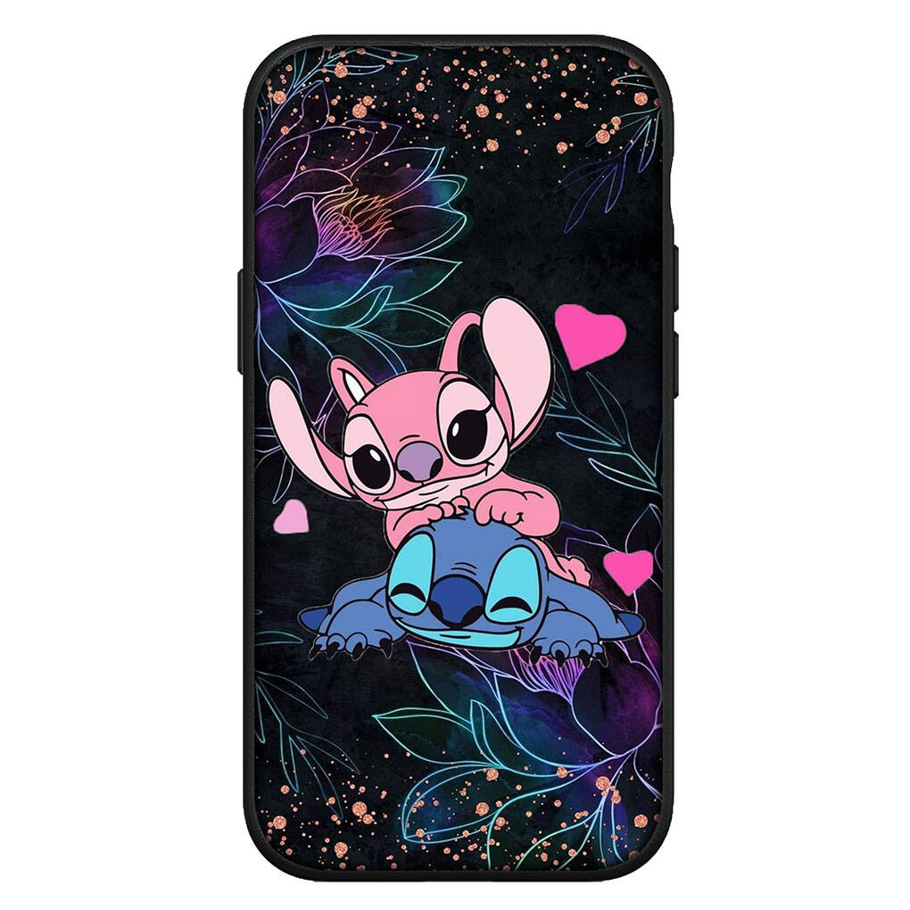 

Чехол для iPhone 17 16 15 Xiaomi Poco Redmi Note 14 13 12 11 Pro 9 16e Samsung Galaxy S25 S24 S23 OPPO Huawei Синий Лиловый Розовый Мультяшный Стич Чехол для телефона for iPhone 17 Pro аэро