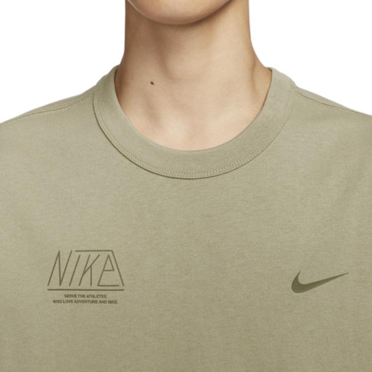 Nike Sportswear Essentials T Shirt Men's Olive Green HQ9151-276