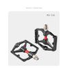 PROMEND MTB Bicycle Pedal Anti-Slip Double DU Bearings Lightweight Aluminum Alloy Pedal Wide Platform Pedals Mountain Bike Parts