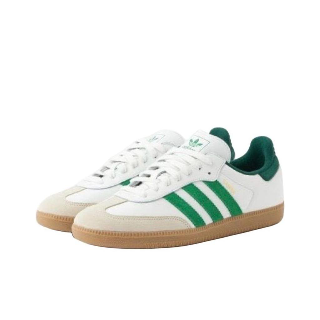 adidas Samba OG White Collegiate Green Unisex Sneakers Core-White JI3202