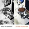 Barista Tamper and Dosing Ring Kit Aluminum Portable Filter Accessories for Espresso Machine Precise Powder Distribution