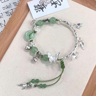 Elegant Oriental Bamboo Knot Bracelet for Women Featuring Serpents Wisdoms Design and Premium Weaving Craft