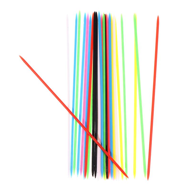 30Pcs Colorful Plastic Children Educational Mikado Spiel Pick Up Sticks