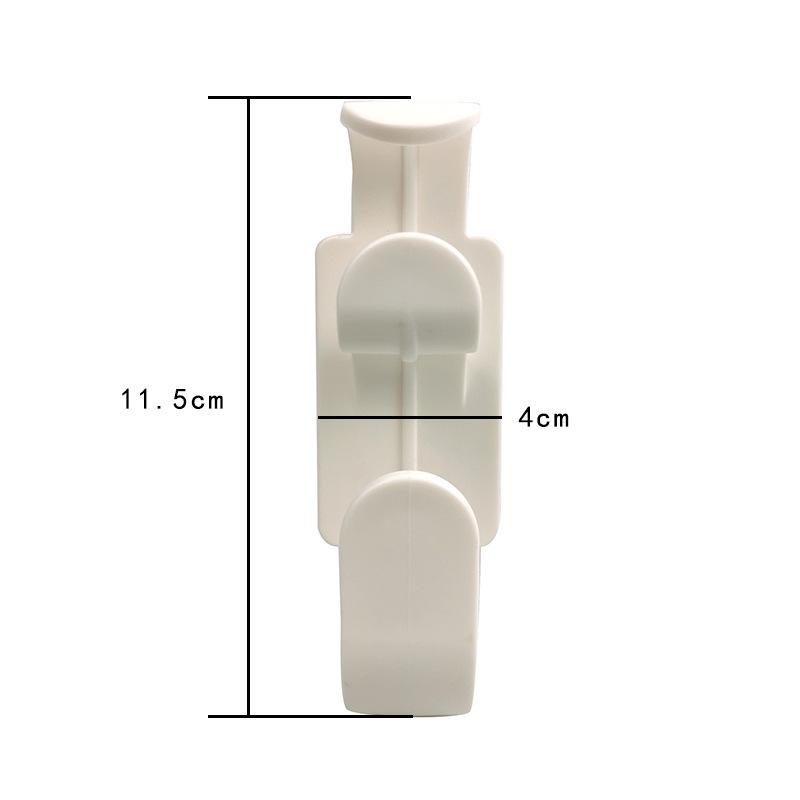 

Двухъярусная настенная полка для хранения умывальника и ванны - Установка без сверления, бесшовное подвесное решение белый