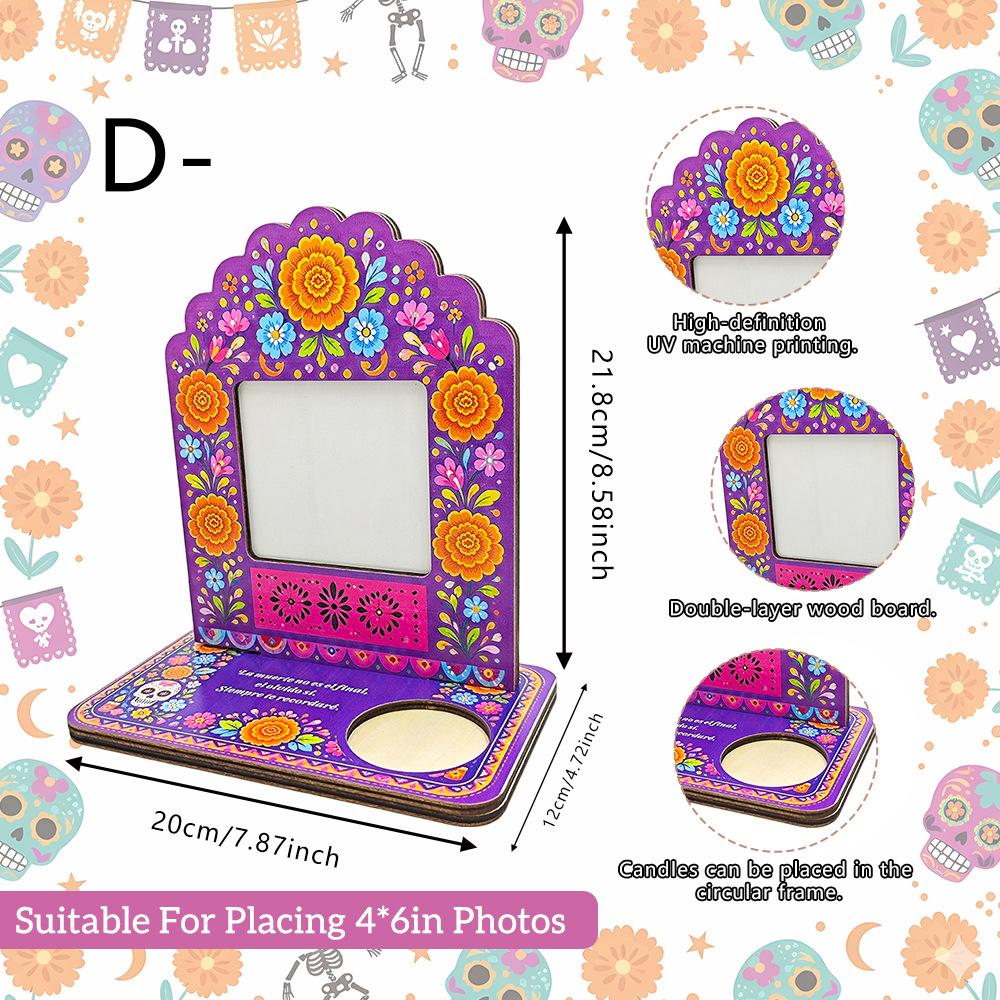 Carnival, Day of The Dead Decoration Altar Frame Set, Halloween Ghost Festival Decoration Item Set