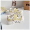 Women's Shoes New Fashion Temperament Yellow Hollow Board Shoes Women's Ugly Summer