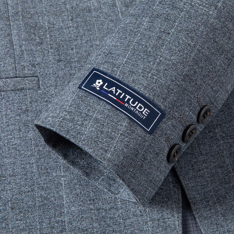 MONTAGUT Men's Plaid Business Casual Suit Jacket