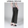 Women's Striped Straight-Leg Commuter Pants