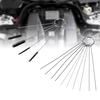 Carburetor Carbon Dirt Jet Remove 10 Cleaning Needles and 5 Brushes Tool Kits for Car&Motor