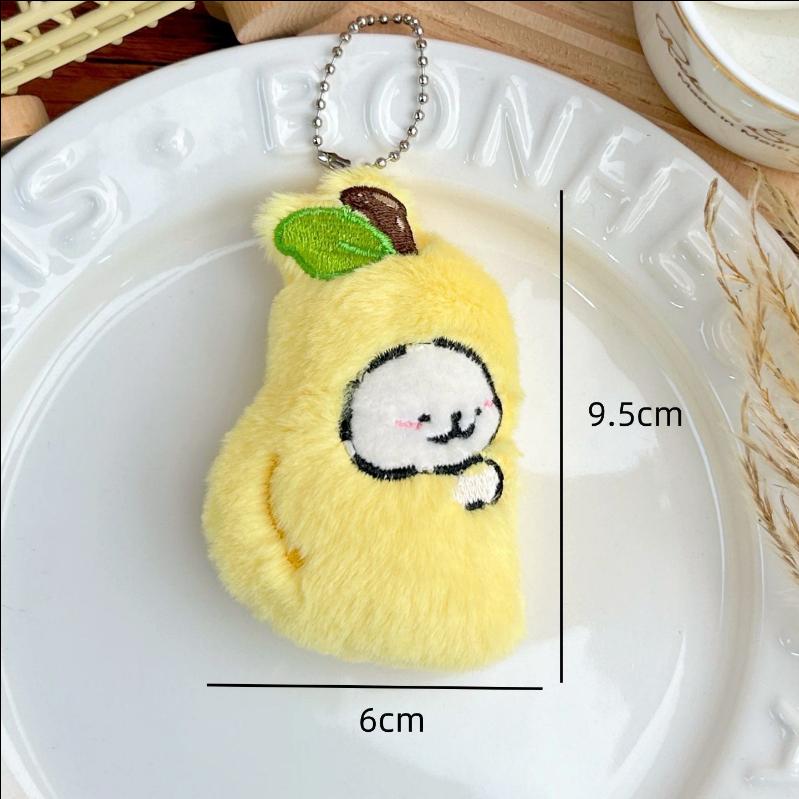 Cartoon Creativity Never Points Pear Magnetic Pendant Puppy Couple Backpack Pendant Good Friend Souvenir Friendship Wedding Bag Charm