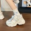 Women's Chunky Sneakers  Autumn New Design Breathable Versatile Thick Sole Shoes for Students Trendy Comfortable