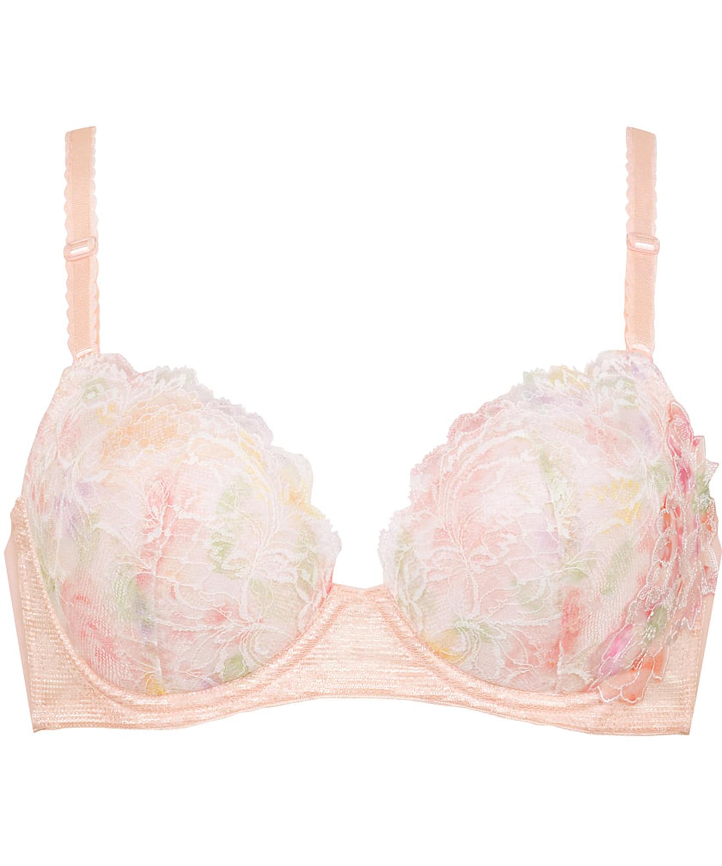 

Bra fits the gap between the bust and naturally creates volume Fit Bra KB2365 PI E75 [Wing/Wacoal] cups, [Skima Bra] Women s