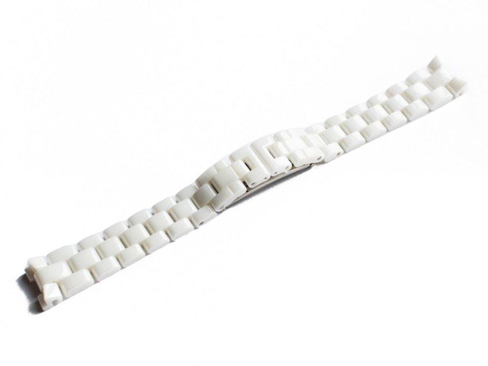 

King Watch Parts Совместимый с керамическим браслетом для J12 Aftermarket [Импорт Оригинал] J12, Часы, 16мм, Белый,