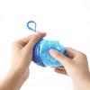 Compact Keychain Rain Poncho Ball Disposable Waterproof Cloak for Adults Mini Hook Design