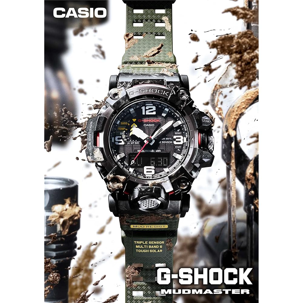 Casio G-Shock Mudmaster GWG-2000-1A3JF Men's Watch Green Solar Radio Control