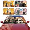 Anime S-Spy X Family Clona na slunce do auta Clona na čelní sklo auta Clona na přední okno Kryt blokující UV záření Tepelná izolace Slunečník