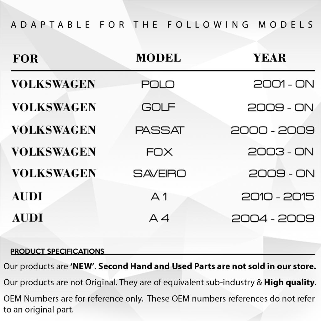 2-Pack Anti-Roll Bar Rubber for A1, Seat Ibiza, Skoda Fabia