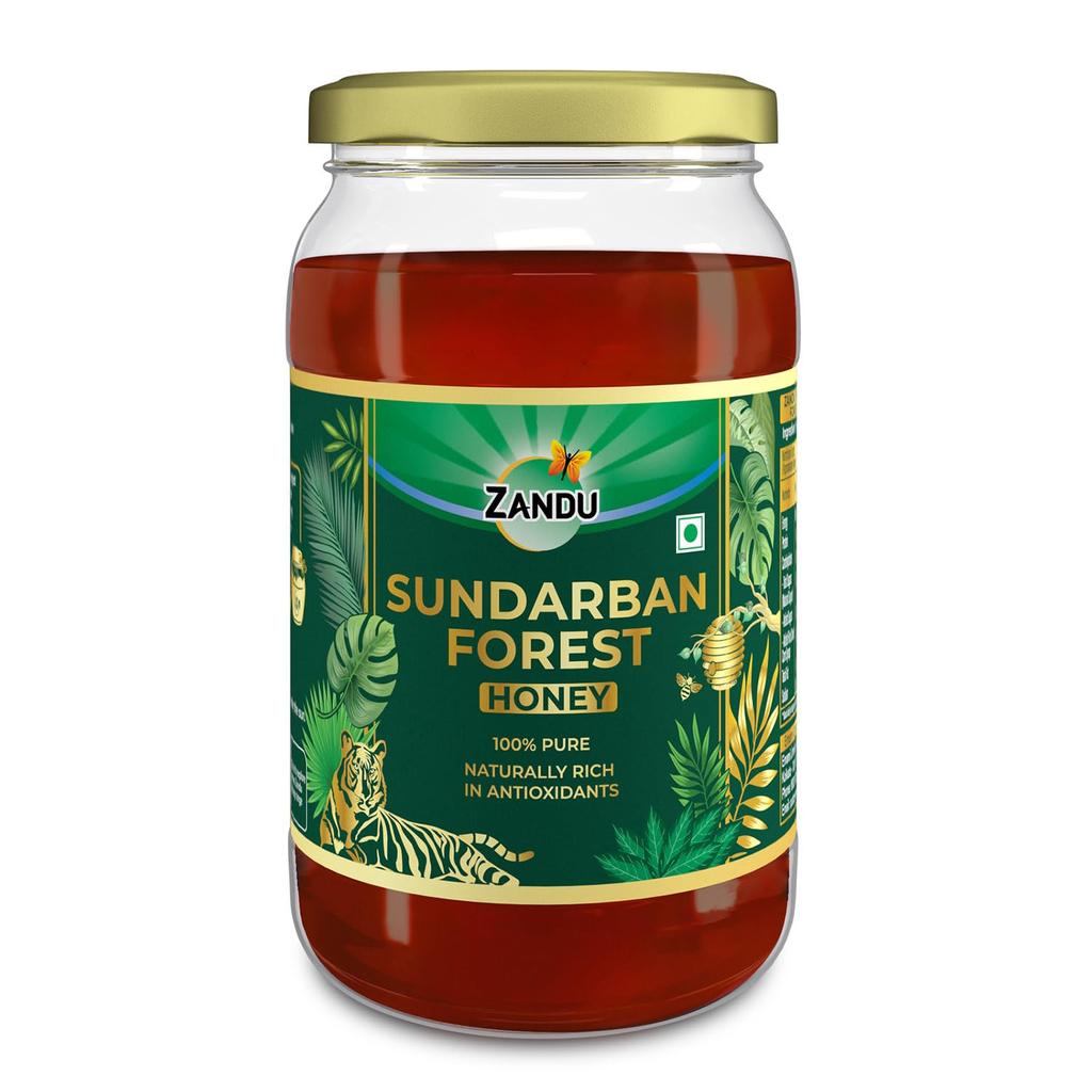 Zandu Sundarban Forest Honey 500 G Pure Mangrove Honey Signature Floral Taste Natural Sweetener No Sugar Adulteration