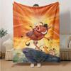 1pc. Cartoon Lion King Simba Timon Pumbaa Blanket, Soft Warm Throw Blankets for Bed Couch Sofa, Suitable for All Seasons, Perfect Home Decor