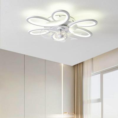 2024 Modern Minimalist Ultra-Thin Ceiling Fan Light for Living Room, Bedroom, and Restaurant