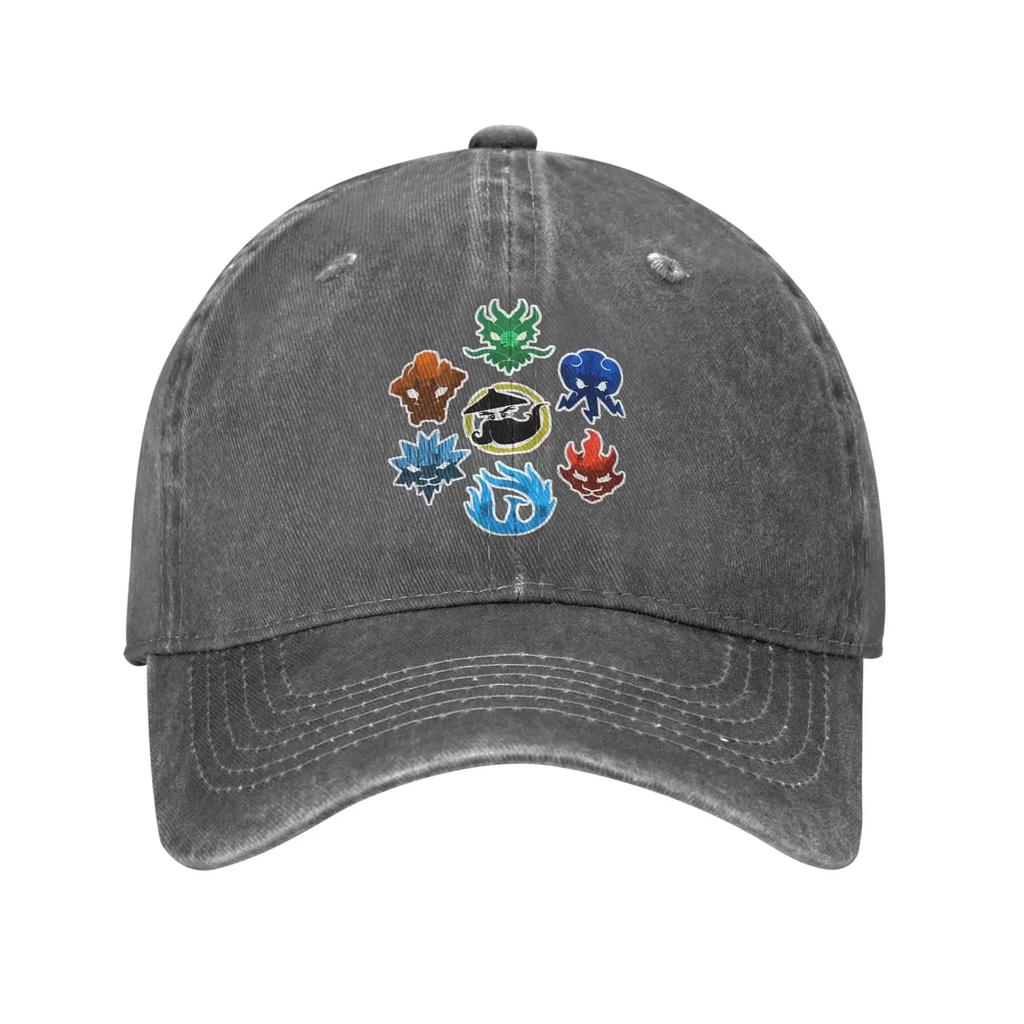 N-Ninjagos Anime Game Cartoon Baseball Cap for Men Women Distressed Denim Washed Snapback Cap Activities Unstructured Soft Hats