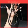 Mobile Phone Lanyard With Water Crystal Shine Pvc Material For Stylish Men And Women
