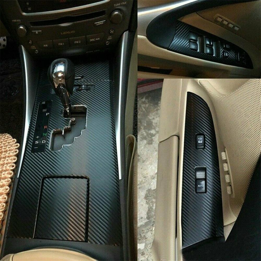 Interior Panel Cover Trim Glossy Carbon Fiber For Lexus Is250 300 350 2006-2012